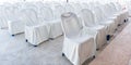 Empty wedding chairs elegantly Royalty Free Stock Photo