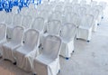 Empty wedding chairs elegantly Royalty Free Stock Photo