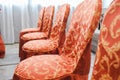 Empty wedding chairs Royalty Free Stock Photo