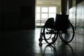 Empty wheelchair Royalty Free Stock Photo