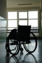 Empty wheelchair Royalty Free Stock Photo