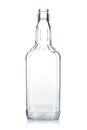 Empty whiskey bottle Royalty Free Stock Photo
