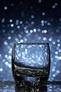 Empty whisky glass Royalty Free Stock Photo