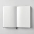 Empty White Book Mockup - High Quality Isolated Stock Photo