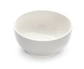 Empty white bowl isolated on white Royalty Free Stock Photo