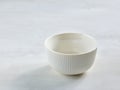 Empty white bowl Royalty Free Stock Photo