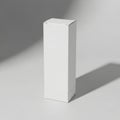 Empty white box on surface Royalty Free Stock Photo
