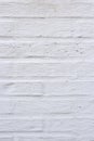 White brick wall texture background. Royalty Free Stock Photo