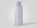 Empty white can bottle with copy spcae for design template Royalty Free Stock Photo