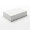 Empty white cardboard box Royalty Free Stock Photo