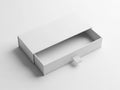 Empty white cardboard box Royalty Free Stock Photo