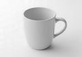 Empty white ceramic mug Royalty Free Stock Photo