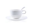 Empty white coffee cup Royalty Free Stock Photo