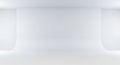 Empty white infinity cyclorama studio backdrop Royalty Free Stock Photo