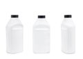 Empty white plastic bottle Royalty Free Stock Photo