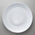 Empty white plate Royalty Free Stock Photo