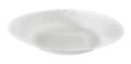 Empty white porcelain plate Royalty Free Stock Photo