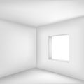 Empty white room