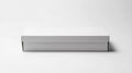 Empty White Shoe Box Mockup On White Background Royalty Free Stock Photo
