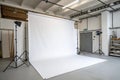 Empty white studio background for product display Royalty Free Stock Photo