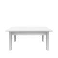 Empty white table design. Plastic teble isolated on white background. Vectro illustration