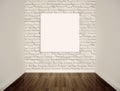 Empty white walls Royalty Free Stock Photo