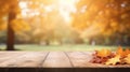 Empty White Wooden Table with Kitchen Bokeh Background AI Generated Royalty Free Stock Photo