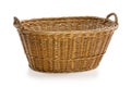 Empty wicker basket