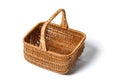 Empty wicker basket