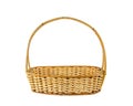 Empty wicker basket