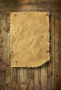 Empty Wild West wanted poster Royalty Free Stock Photo