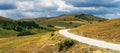 Empty winding road Royalty Free Stock Photo