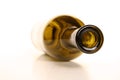 Empty wine bottle Royalty Free Stock Photo