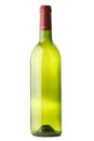 Empty wine bottle isolated Royalty Free Stock Photo