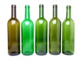 Empty wine bottles