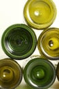 Empty wine bottles. Royalty Free Stock Photo
