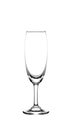 Empty wine glass isolated Royalty Free Stock Photo