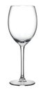 A empty wine glass isolated on a white background Royalty Free Stock Photo