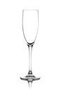 Empty wine glass isolated on a white background Royalty Free Stock Photo