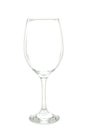 Empty wine glass, isolated on a white background Royalty Free Stock Photo