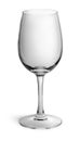 Empty wine glass top view Royalty Free Stock Photo