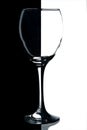 Empty wineglass Royalty Free Stock Photo