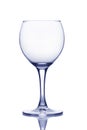Empty wineglass. Royalty Free Stock Photo