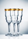 Empty wineglass Royalty Free Stock Photo