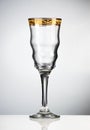 Empty wineglass Royalty Free Stock Photo