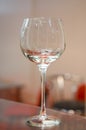 Empty wineglass Royalty Free Stock Photo