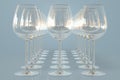 Empty wineglasses