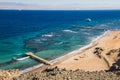 Empty beach in Taba, Egypt Royalty Free Stock Photo