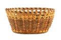 Empty wood basket Royalty Free Stock Photo