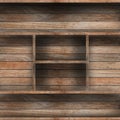 Empty wood shelf Royalty Free Stock Photo